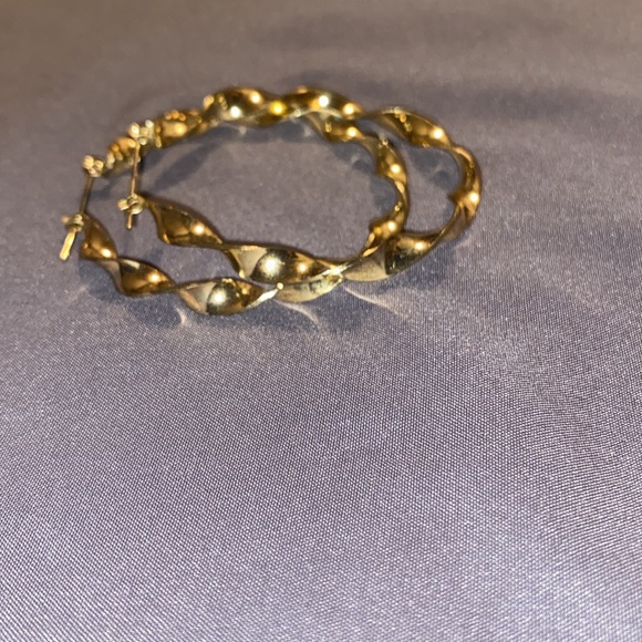 Miscellaneous Vintage Costume Jewelry Bundle Hoops and Bangles - Picture 11 of 14